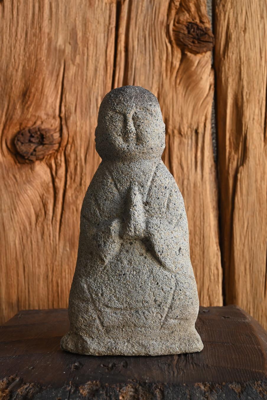 Antique Japanese Jizo Bodhisattva Stone Buddha/Edo Period/Niigata Prefecture 6