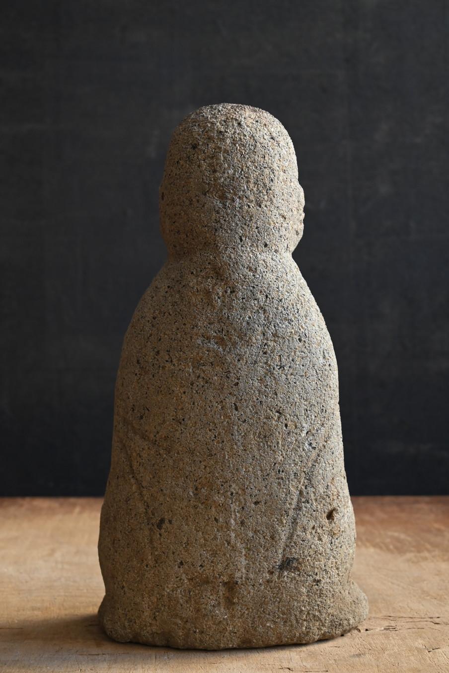 Antique Japanese Jizo Bodhisattva Stone Buddha/Edo Period/Niigata Prefecture 3