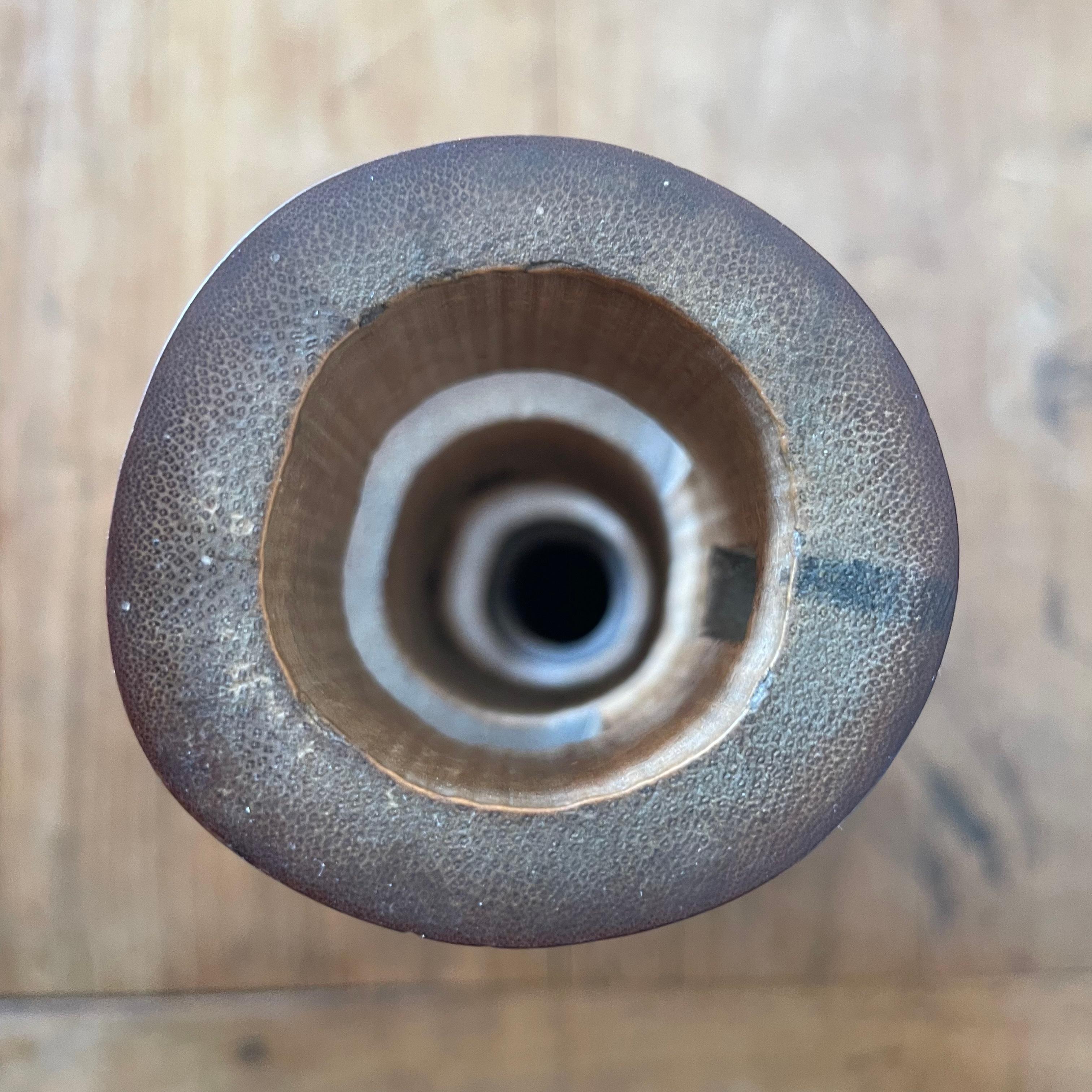 Antique Japanese Kakehana, a bamboo wall hanging vase for flower arranging. For Sale 1