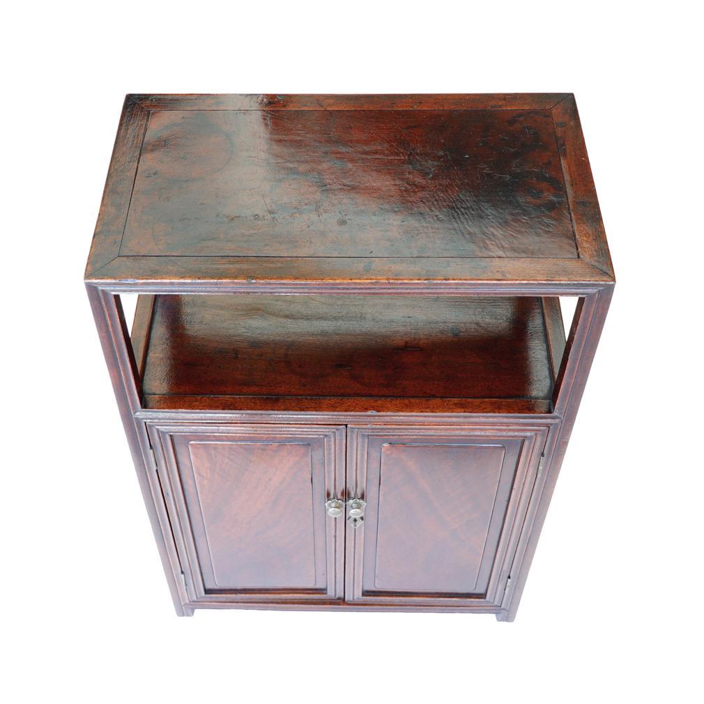 Wood Antique Japanese Karamono-style Tea Cabinet