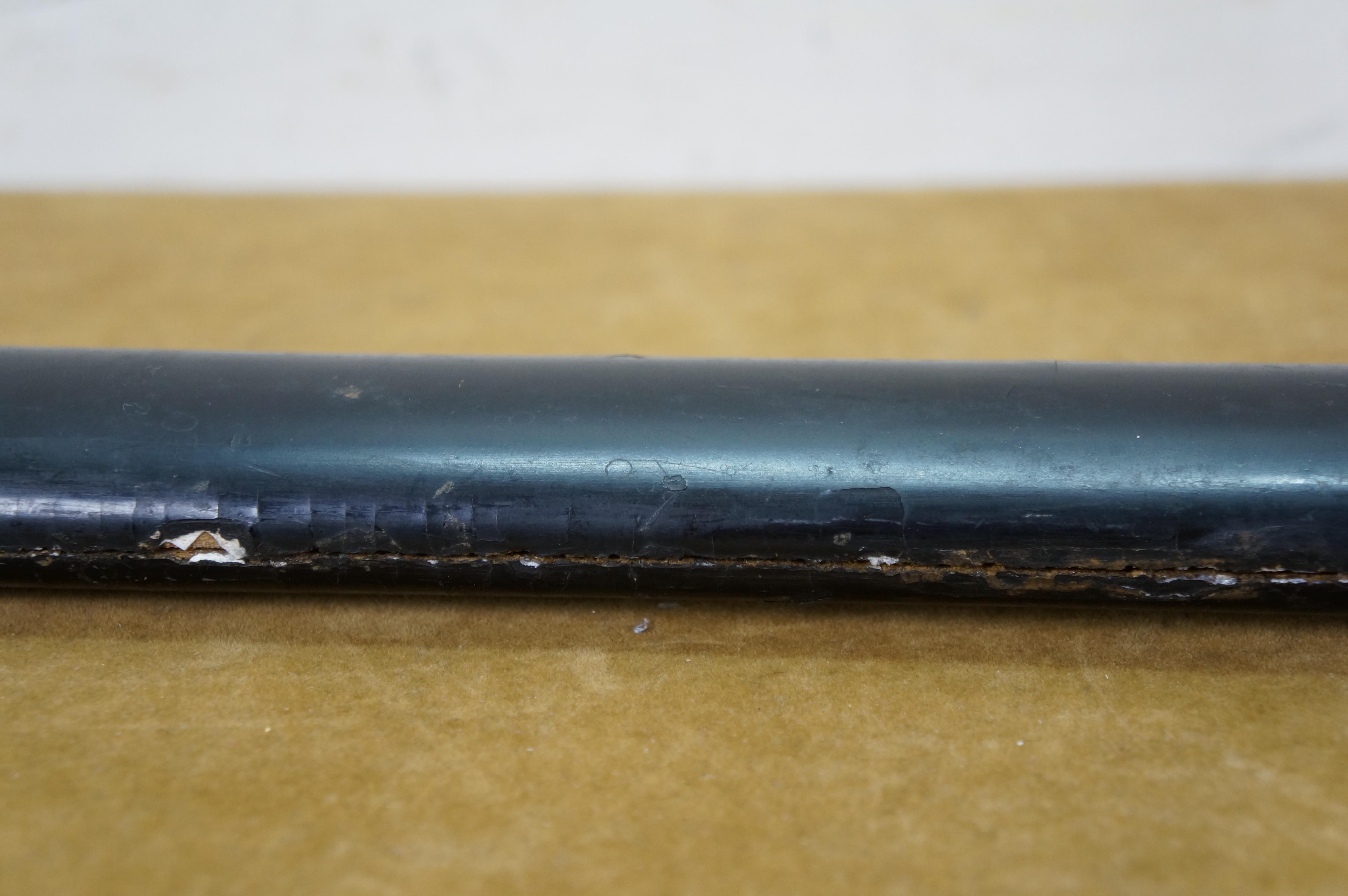 Antique Japanese Katana Samurai Sword Ray Skin Handle Wood Scabbard 38