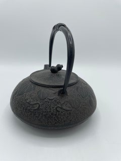 Antique Japanese Kettle with Iron Tetsubin : Calabash Design 1930s