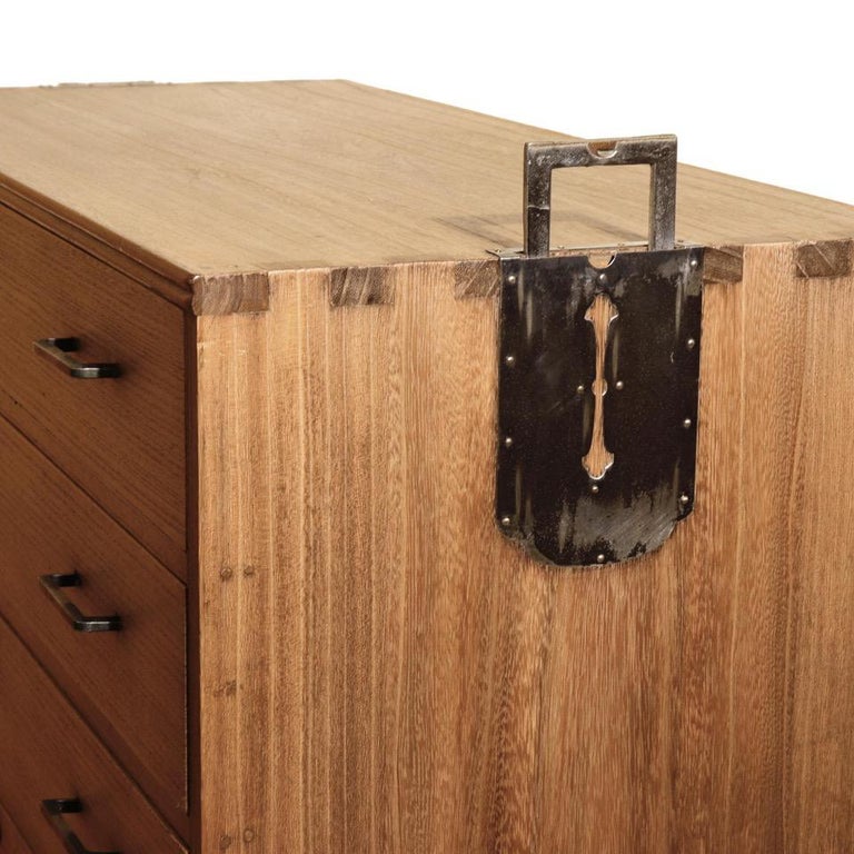 Antique Japanese Kiri Tansu, Taisho Period For Sale at 1stdibs