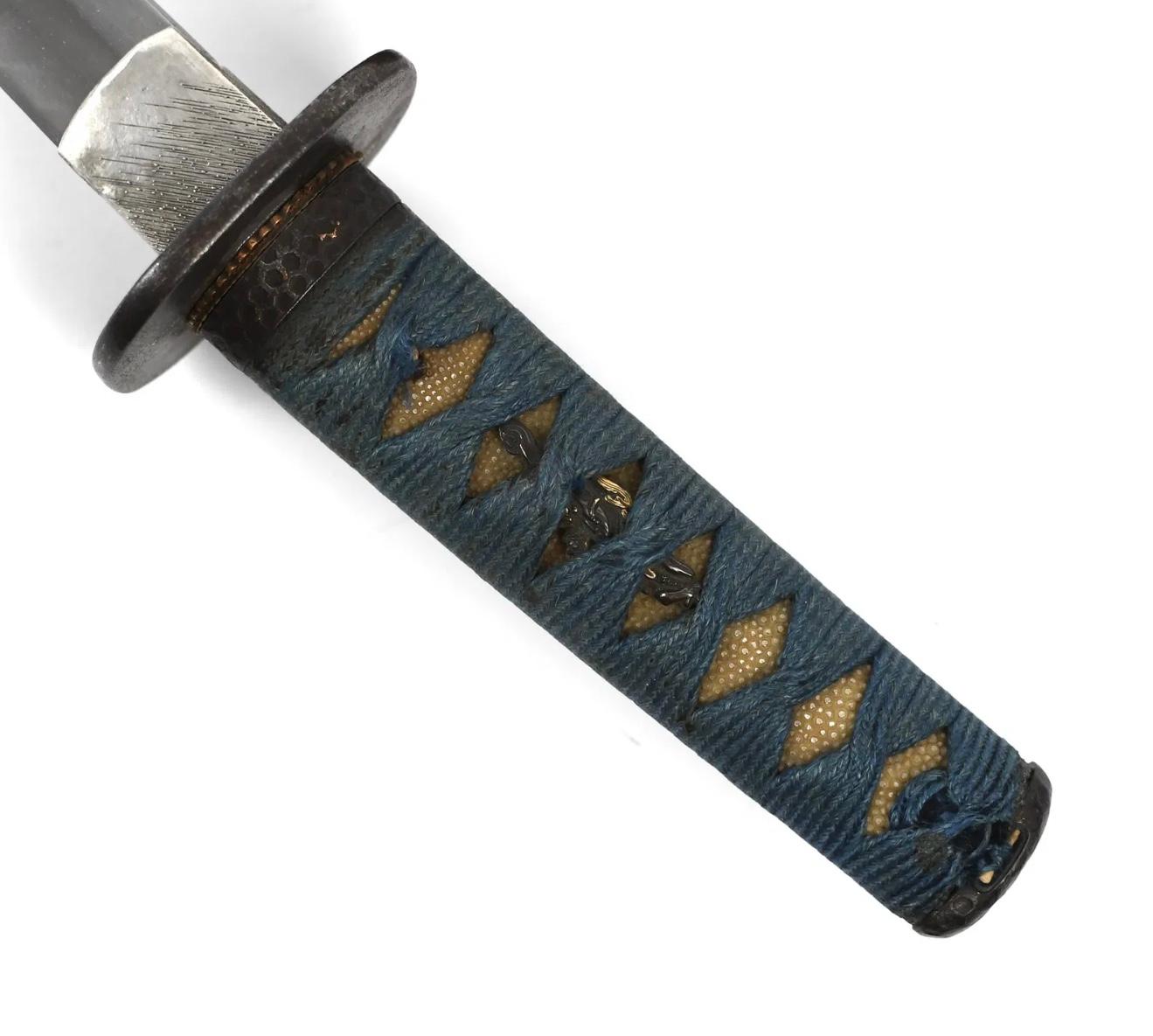 Antikes japanisches Koto Wakizashi- Schwert aus Koto (Japanisch) im Angebot