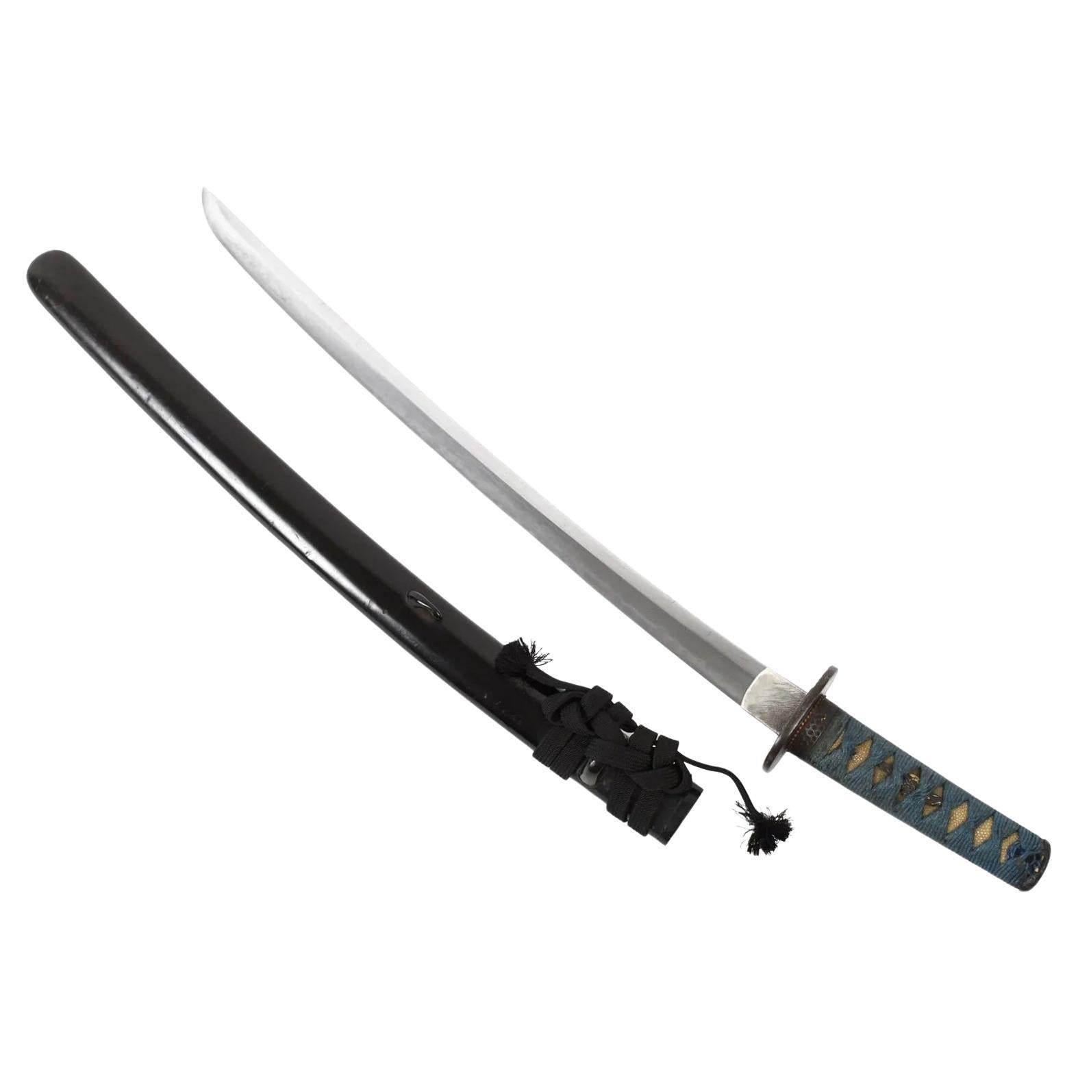 Antikes japanisches Koto Wakizashi- Schwert aus Koto im Angebot