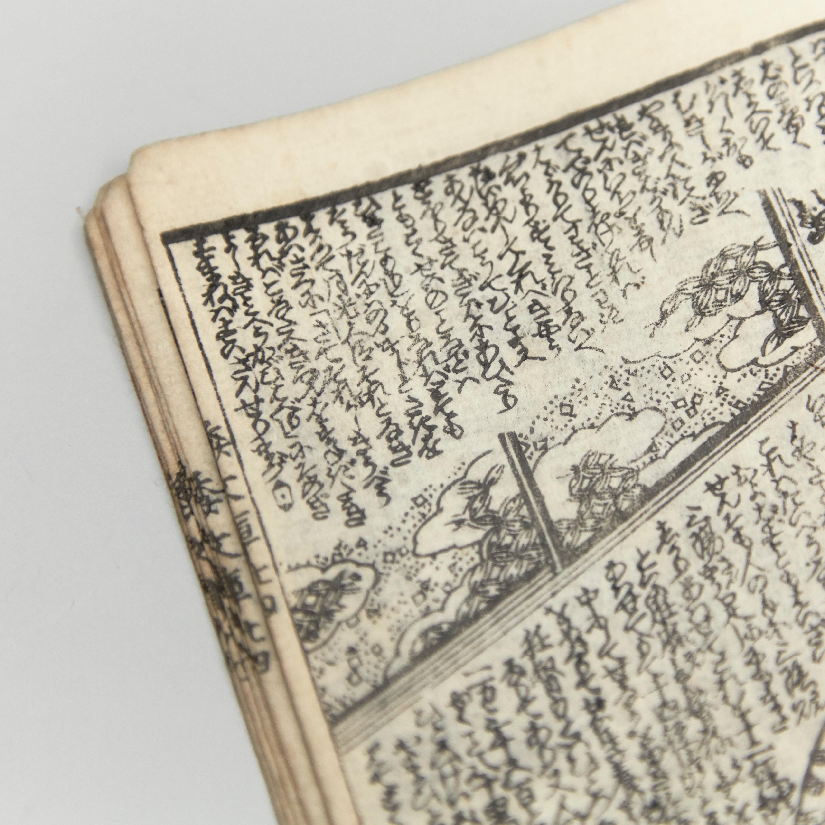 Antique Japanese Kusazoshi Book Edo Period, circa 1860 10