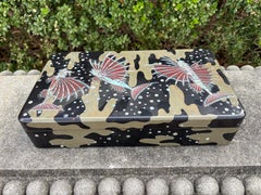 Antike japanische lackierte Box