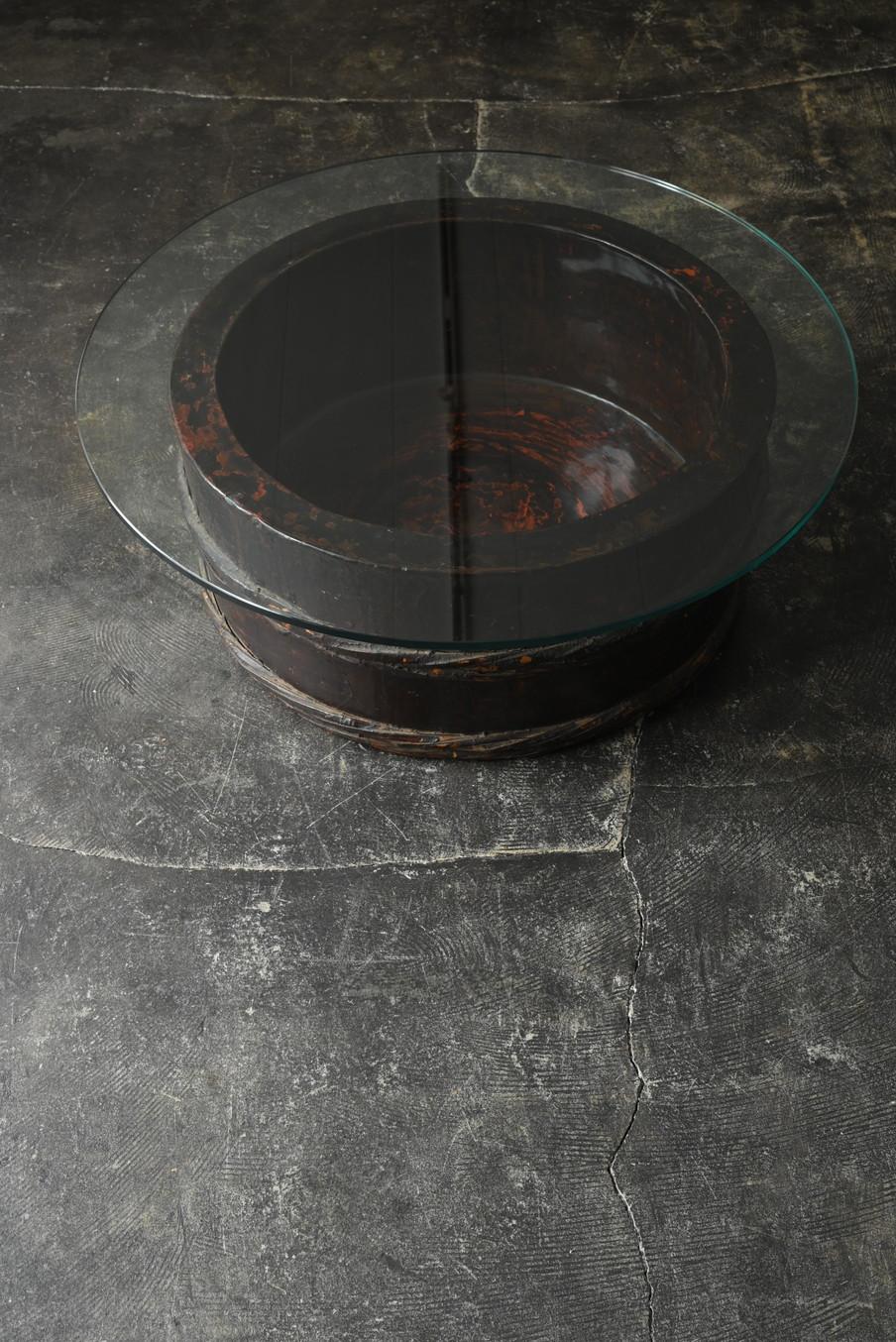 Meiji Antico tavolo giapponese in vetro laccato/19°-inizio 20° secolo/tavolo centrale in vendita
