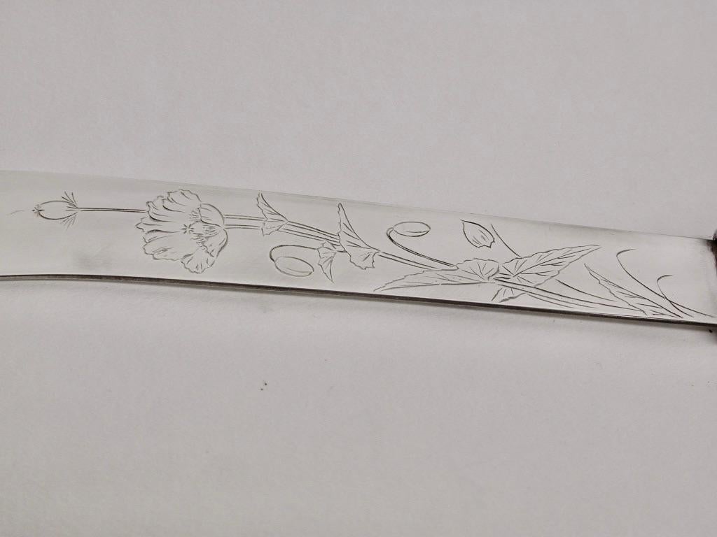 vintage sterling silver letter opener