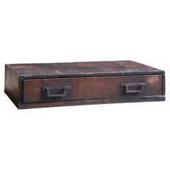 Antiguo expositor bajo japonés c/ cajón, Okidoko tansu, wabi sabi mingei