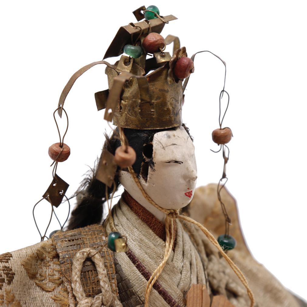 Antique Japanese Mame-Bina Pair, Edo Period For Sale 3