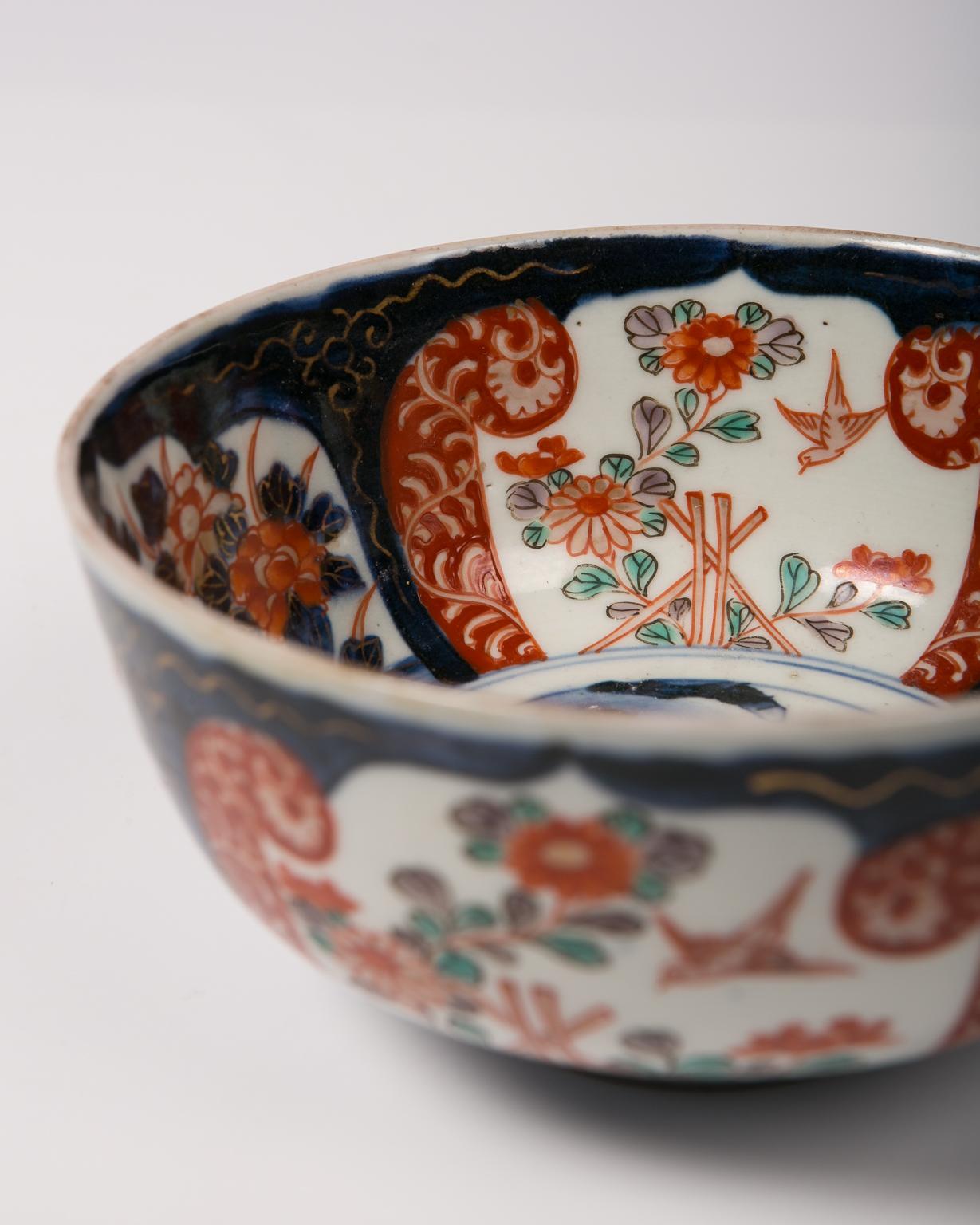 19th Century Antique Imari Japanese Meiji Bowl