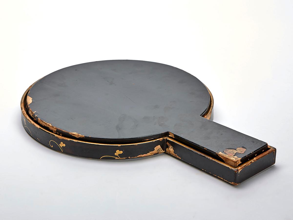 Antiker japanischer Meiji-Bronze-Spiegel 19. Jahrhundert im Angebot 1