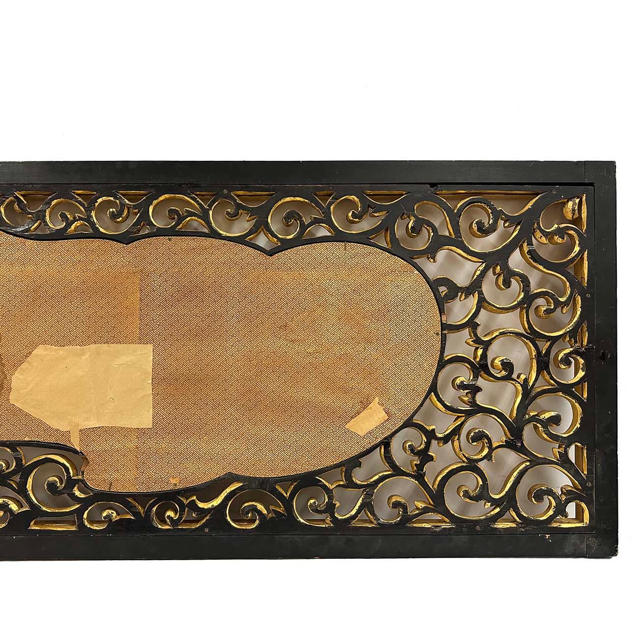 Antique Japanese Meiji era Framed Embroidery Wall Hanging For Sale 3