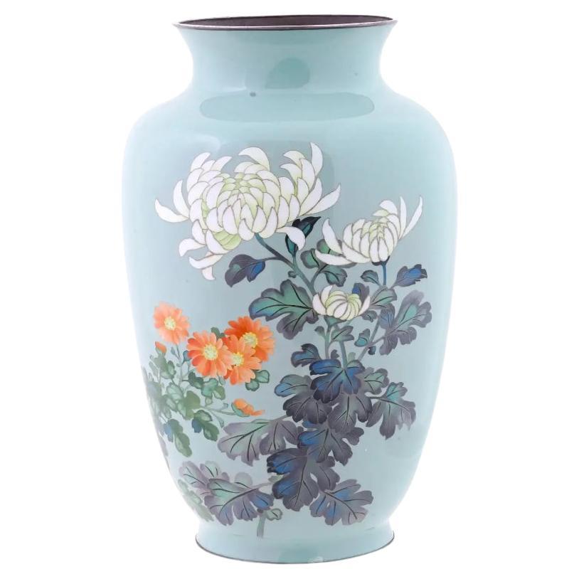 Vase japonais ancien en émail cloisonné de l'ère Meiji par Gonda Hirosuke en vente