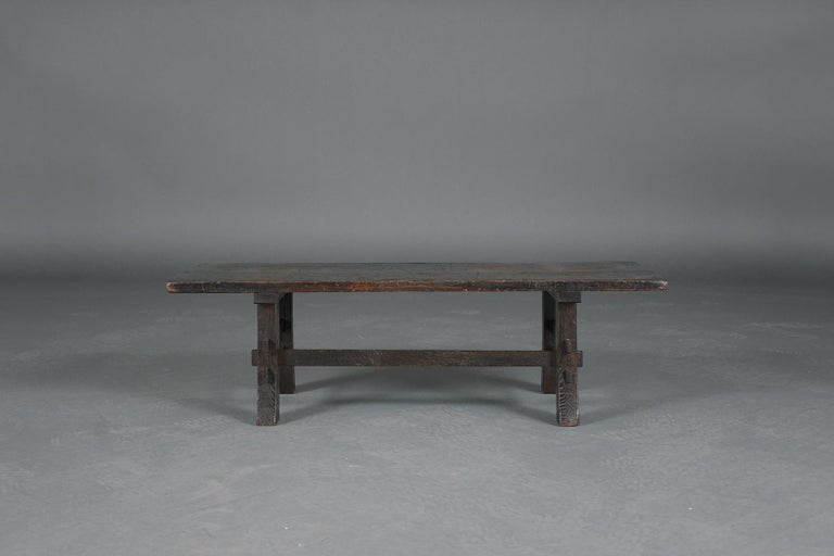 Wood Japanese Coffee Table For Sale