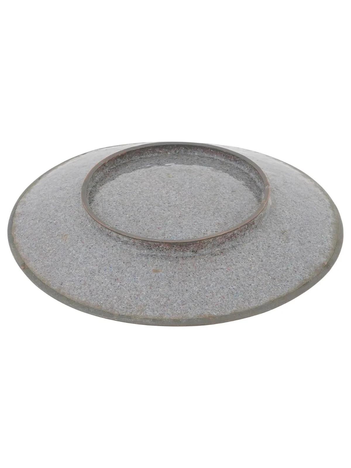 Cloisonné Antico piatto giapponese del periodo Meiji con drago in bronzo smaltato a cloisonné in vendita