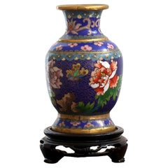 Antique Japanese Meiji Period Cloisonne Vase