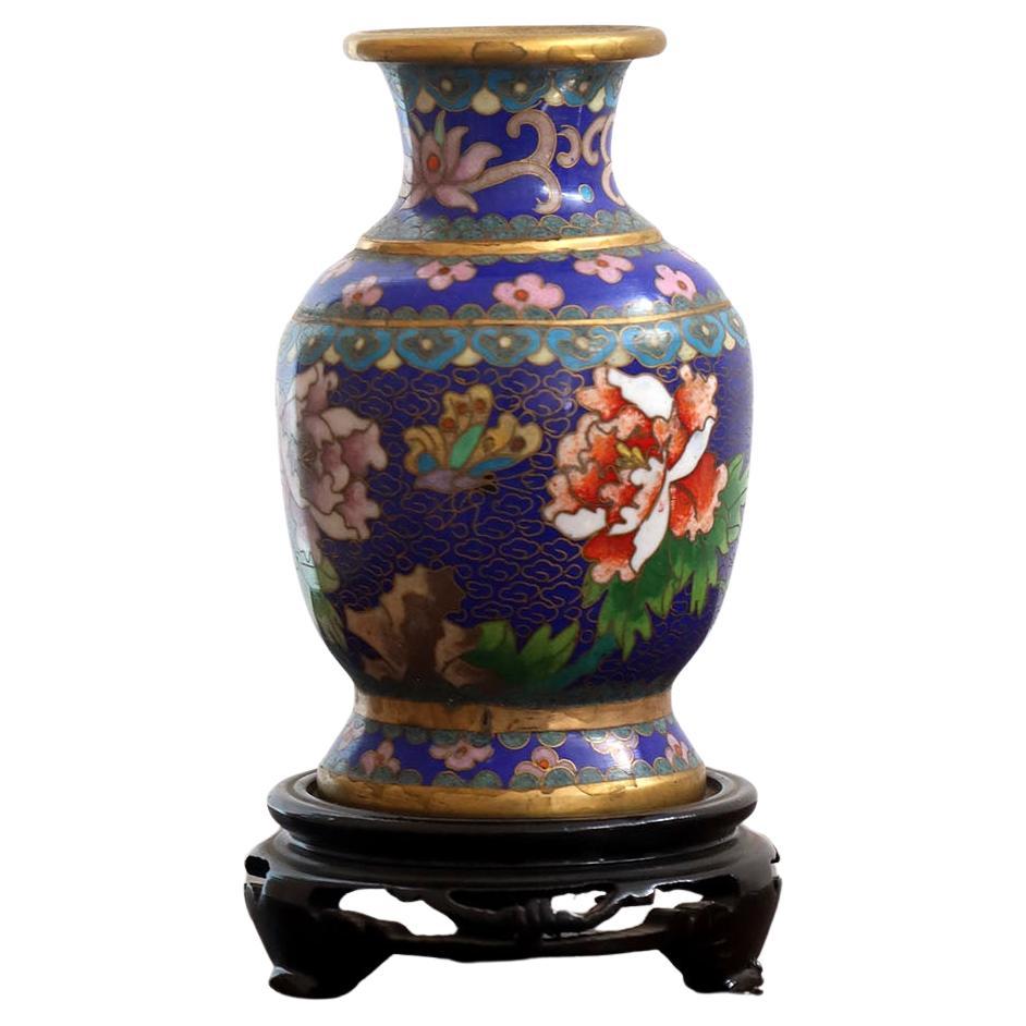 Antique Japanese Meiji Period Cloisonne Vase
