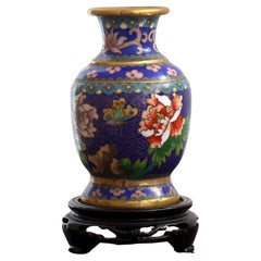 Antique Japanese Meiji Period Cloisonne Vase