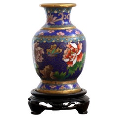 Antique Japanese Meiji Period Cloisonne Vase