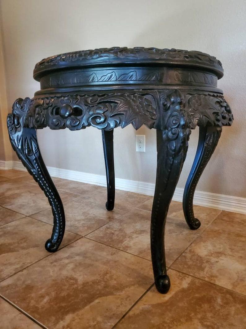 antique dragon table