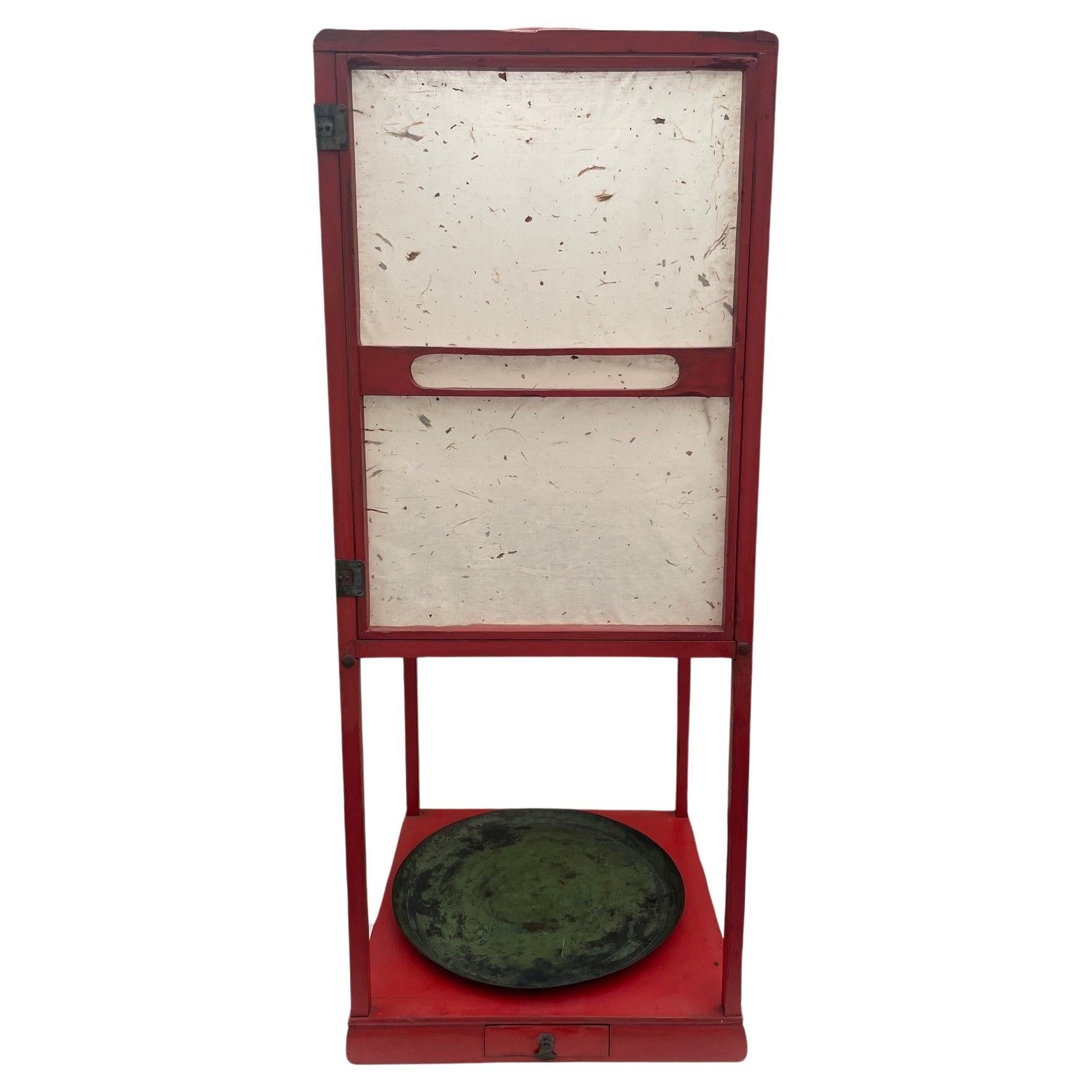 Antique Japanese Meiji Period Floor Lamp / Lantern For Sale