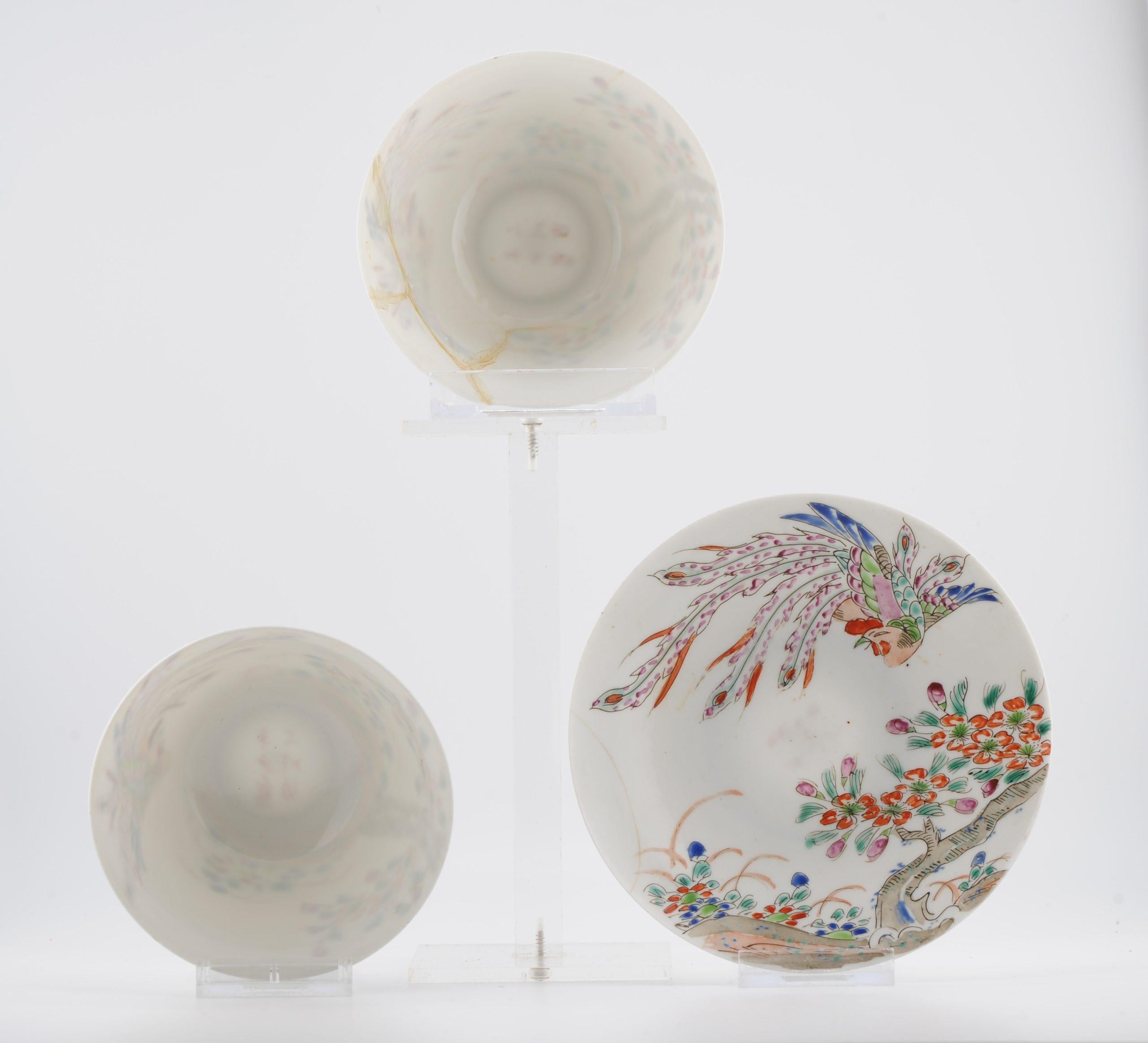 Un set molto bello. Molto ben arredato. Sono contrassegnati sulla base.

Informazioni aggiuntive:
Materiale: Porcellana e ceramica
Regione di origine: Giappone
Periodo: XIX secolo, XX secolo
Periodo della dinastia giapponese: Periodo Meiji