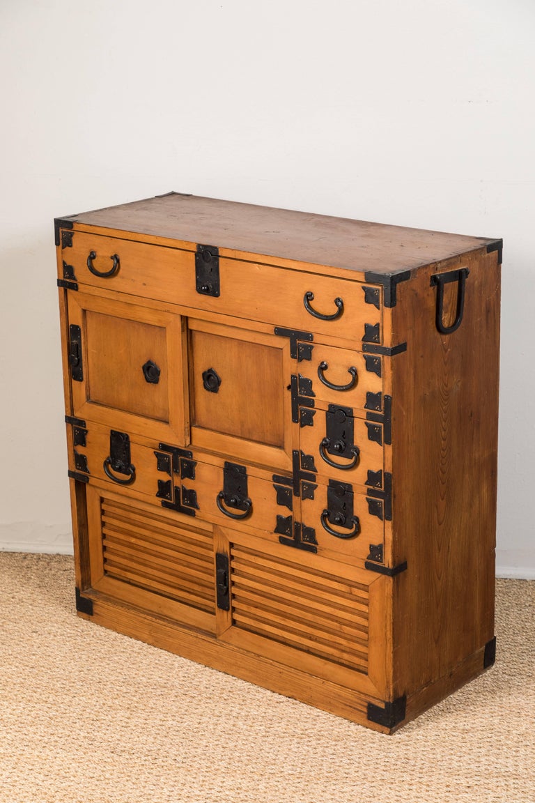 Antique Japanese Merchant's Chest For Sale at 1stDibs