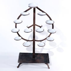 Antique Japanese Mingei Tomyodai, a Temple Candle Stand