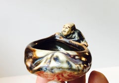 Antique Japanese Miniature Meiji Soya Tray for Sushi, Signed, circa 1900