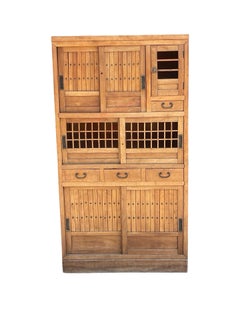Antique Japanese Mizuya Tansu / Kitchen Chest, Meiji-Taisho Era C. 1900