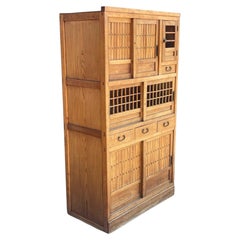 Antique Japanese Mizuya Tansu / Kitchen Chest, Meiji-Taisho Era C. 1900