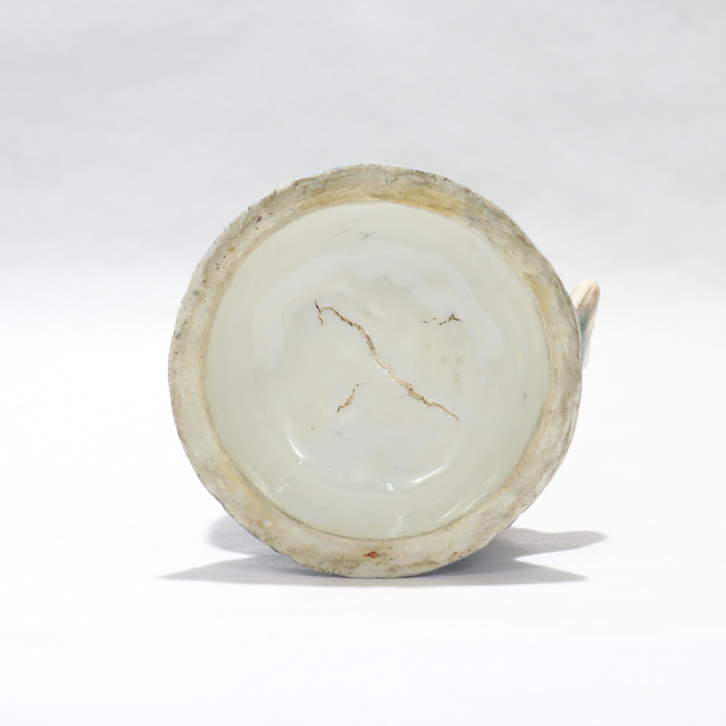 Ancienne figurine japonaise en porcelaine Okimono de Kintaro en vente 1
