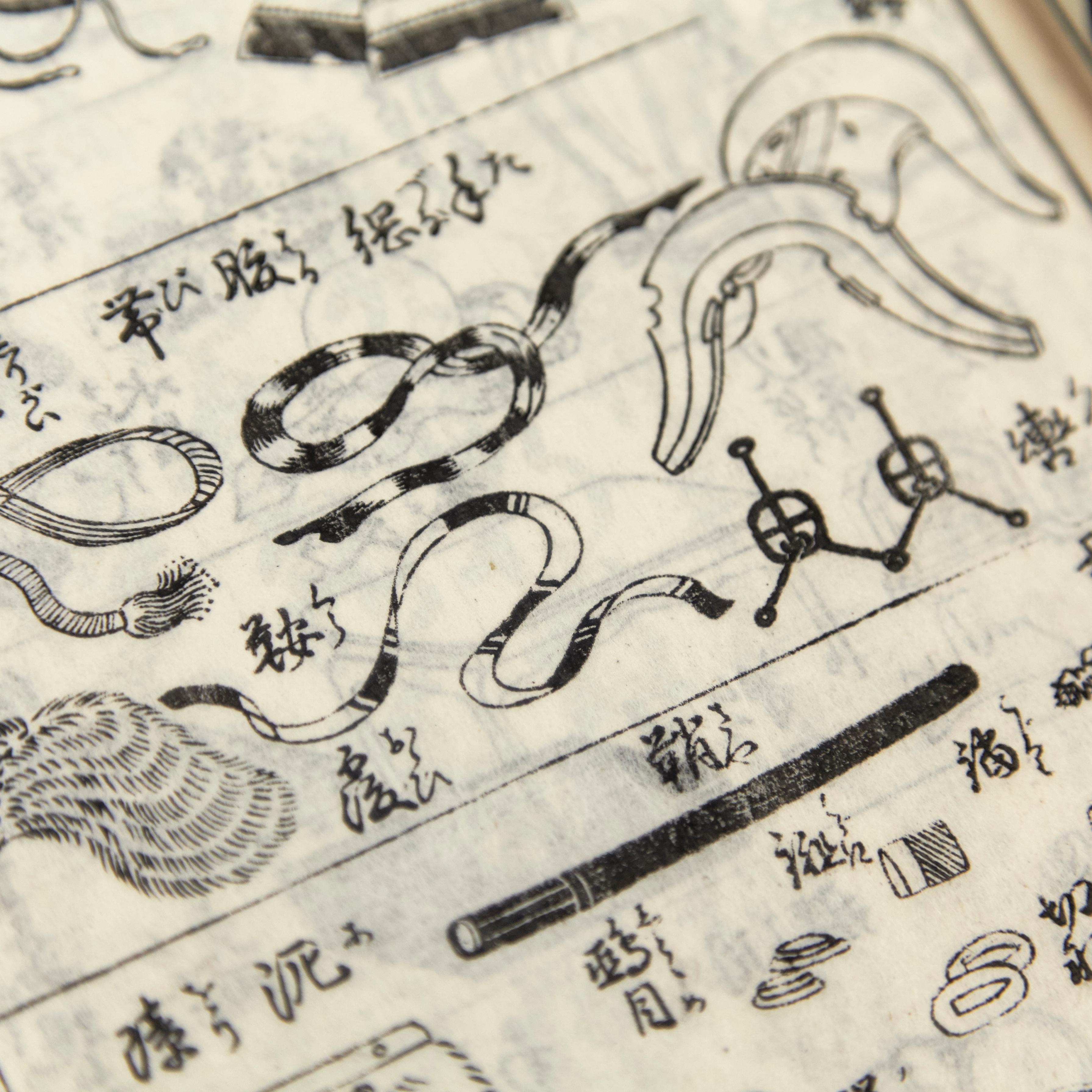 Antique Japanese Oraimono Book Edo Period, circa 1840 11