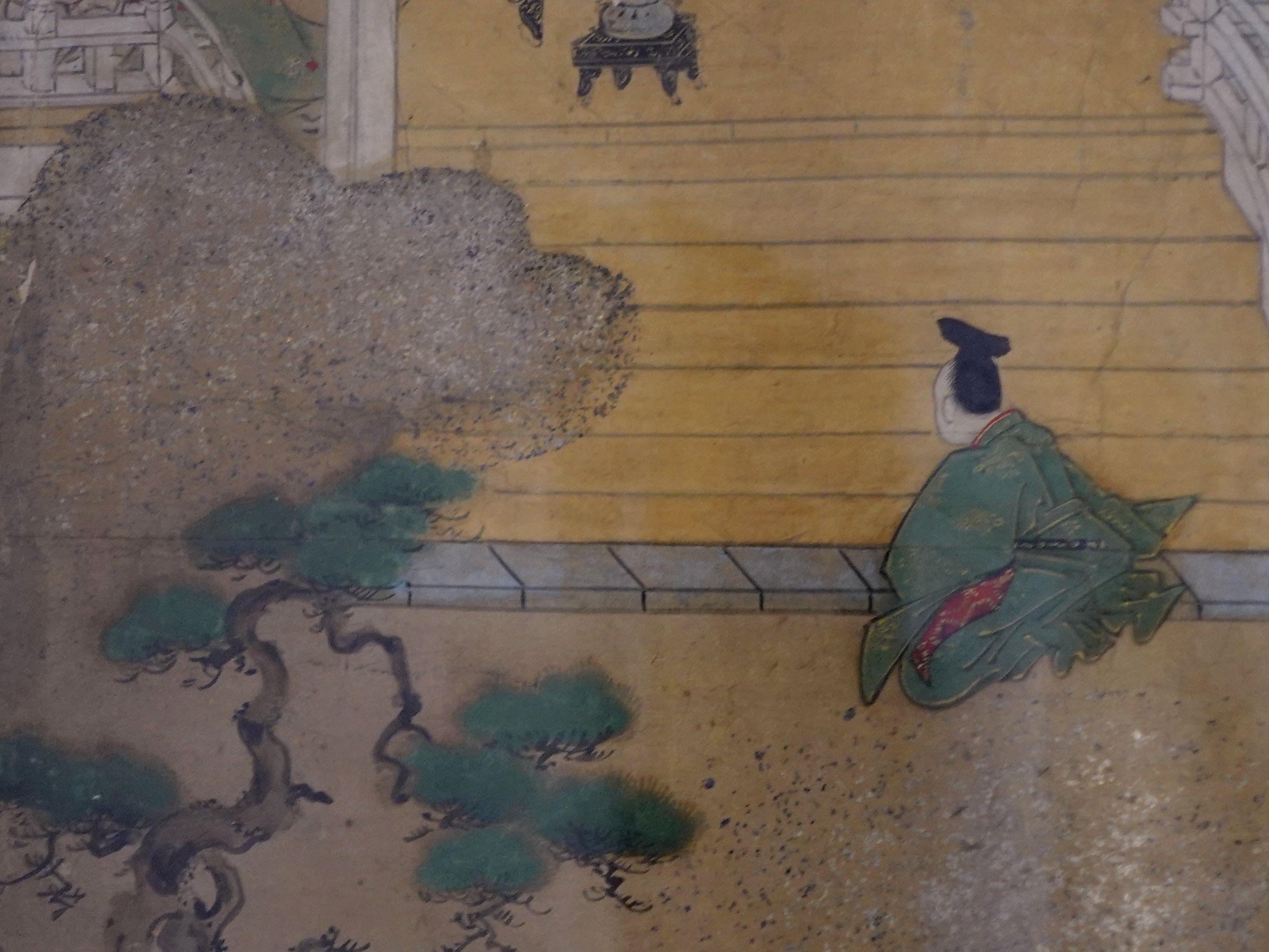 Antique Japanese Painting Tale of Genji, Ric.J011 5