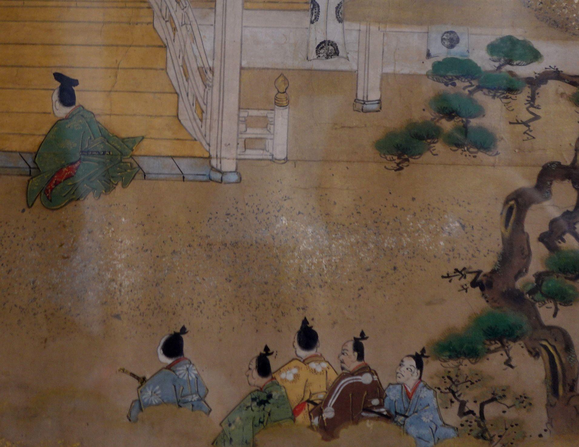 Paper Antique Japanese Painting Tale of Genji, Ric.J011