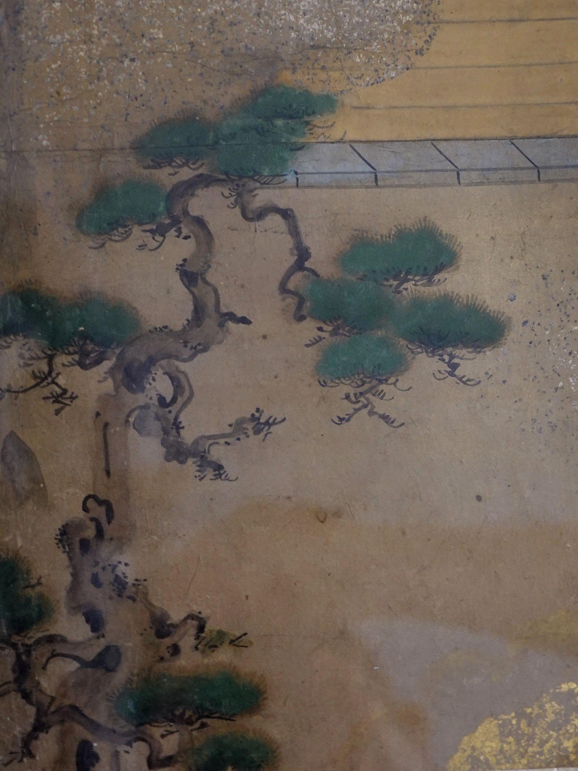 Antique Japanese Painting Tale of Genji, Ric.J011 4