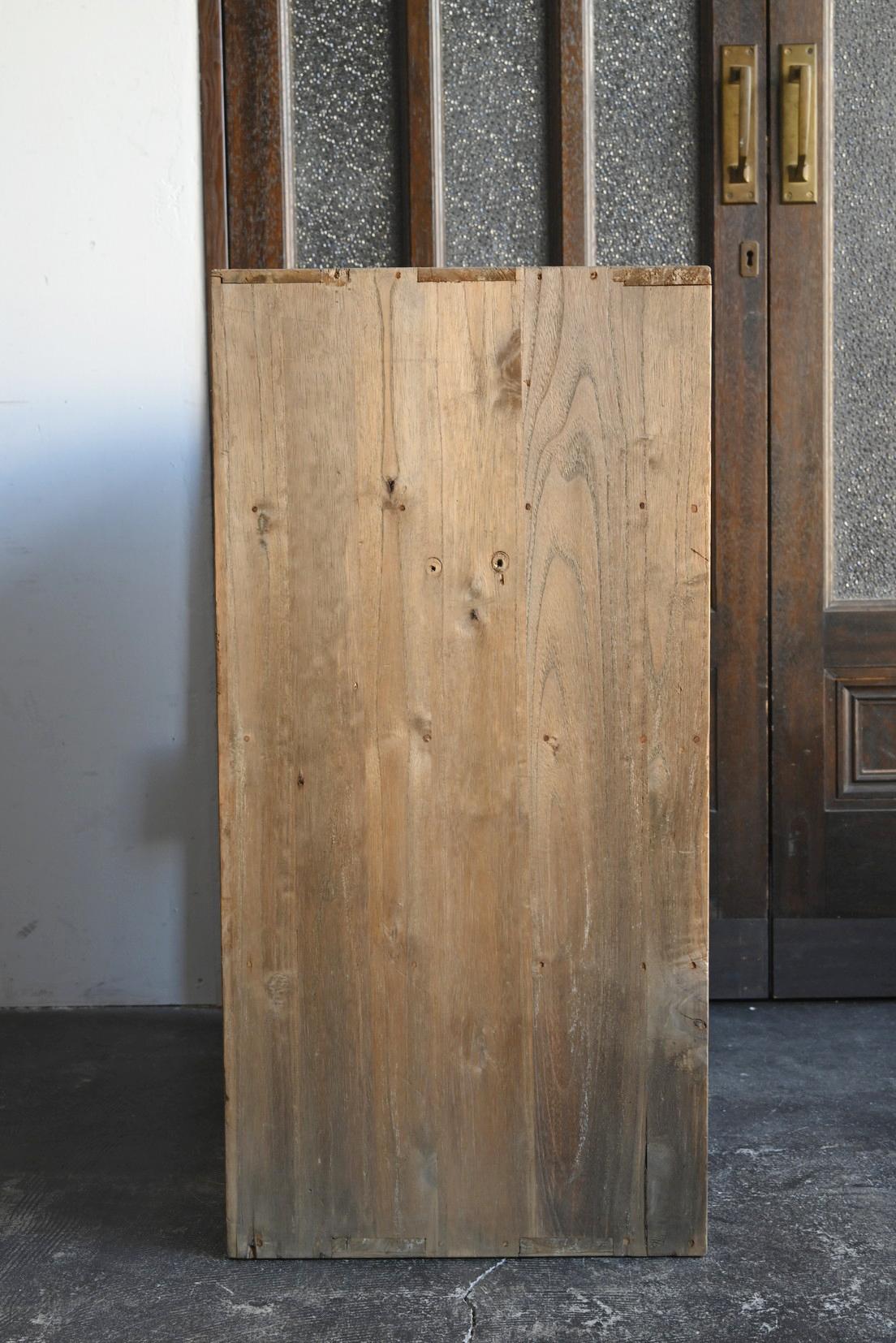 Ancien tiroir japonais en bois de paulownia / début du 20e siècle / tansu en bois en vente 2