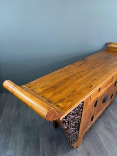 Antique Japanese Pine Console / Sideboard, Early 20th Century