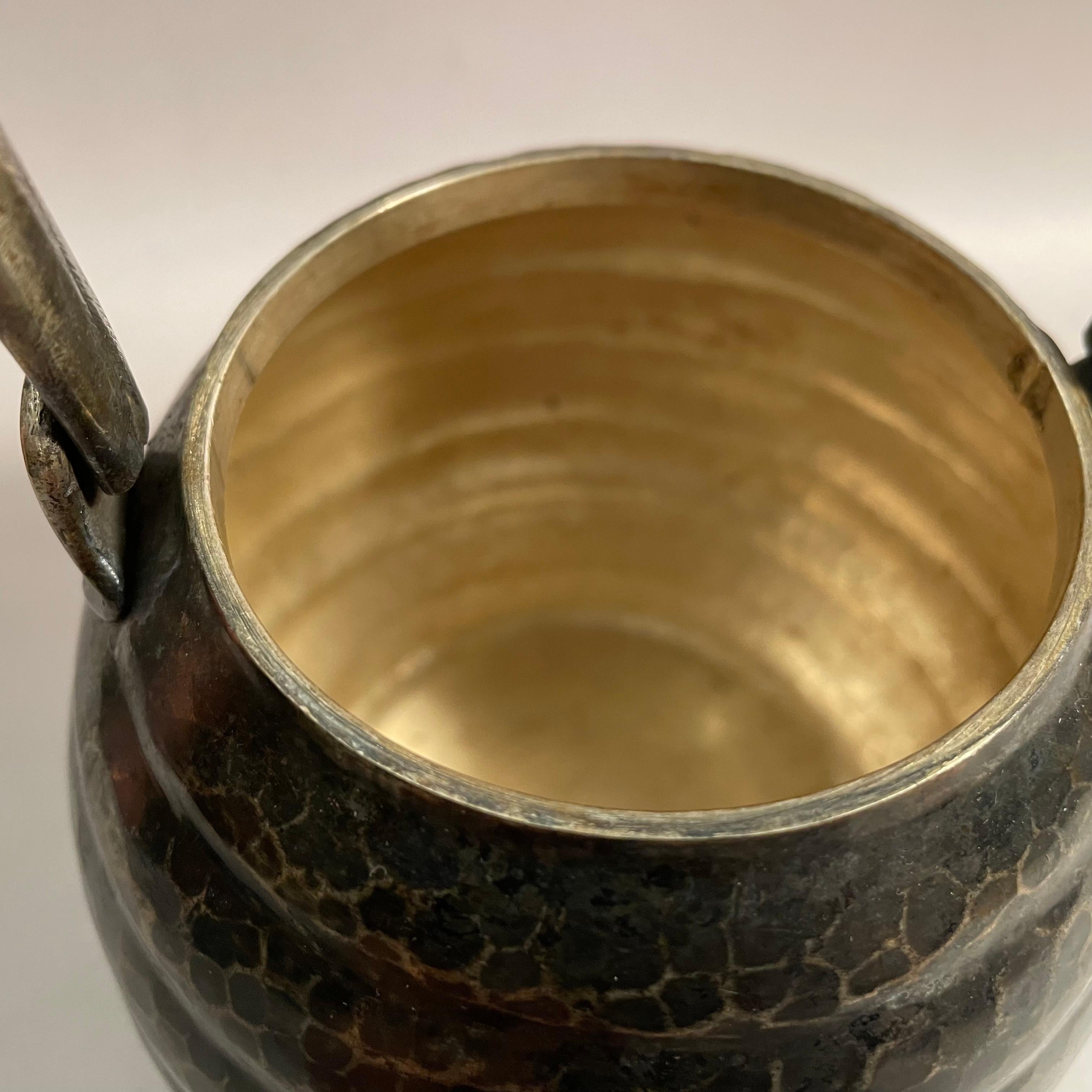 Antica brocca giapponese 'Mizutsugi' con rame 1920s Kinyoudou in vendita 1