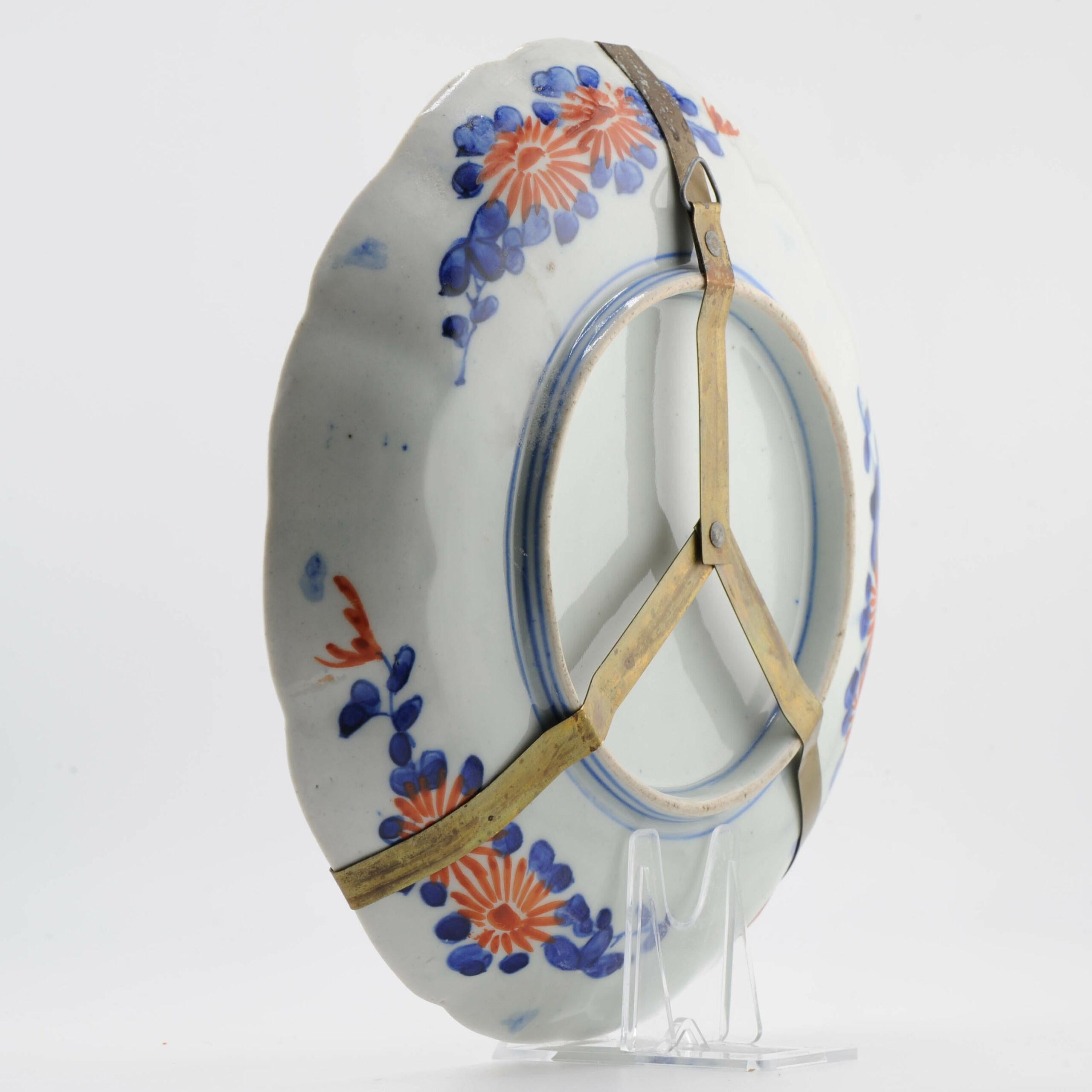 Antico piatto in porcellana giapponese Meiji Arita Imari Polychrome del XIX secolo in vendita 3