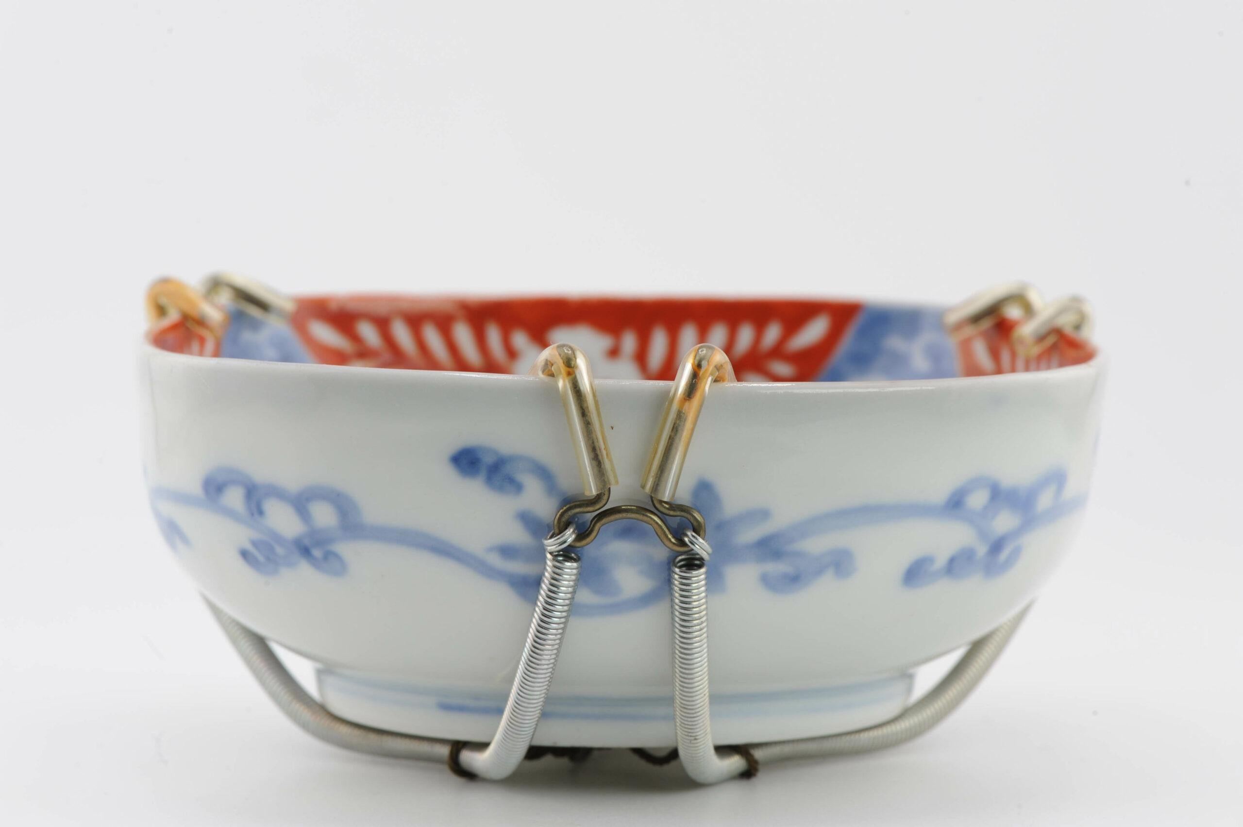 XVIIIe siècle et antérieur Bol polychrome japonais ancien Meiji Arita du 19ème siècle en vente
