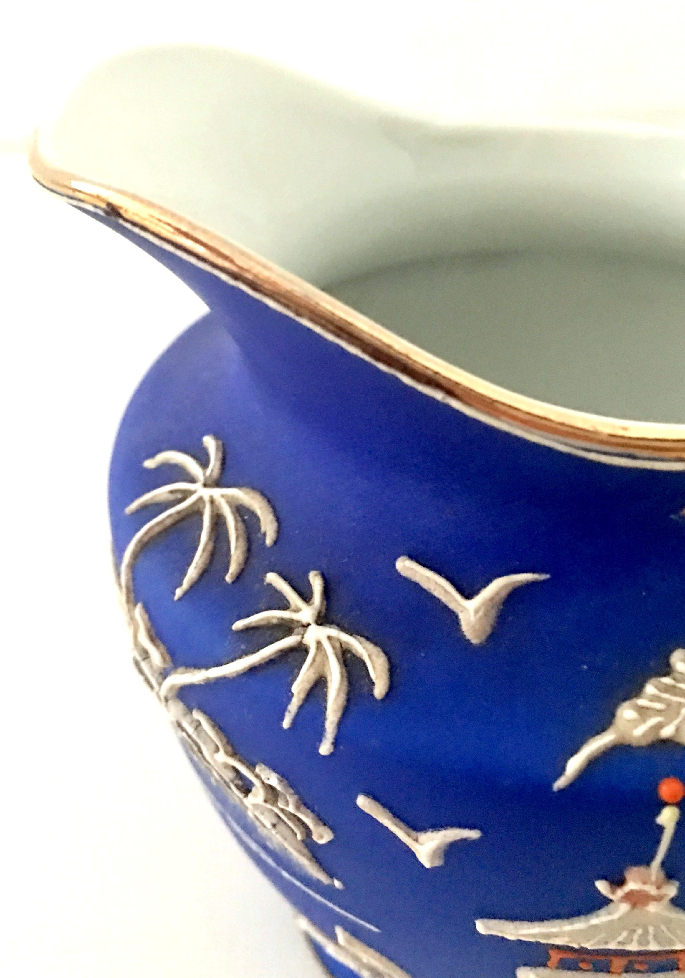 Antique Japanese Porcelain Hand-Painted Moriage Coffee/Tea, S/10 10