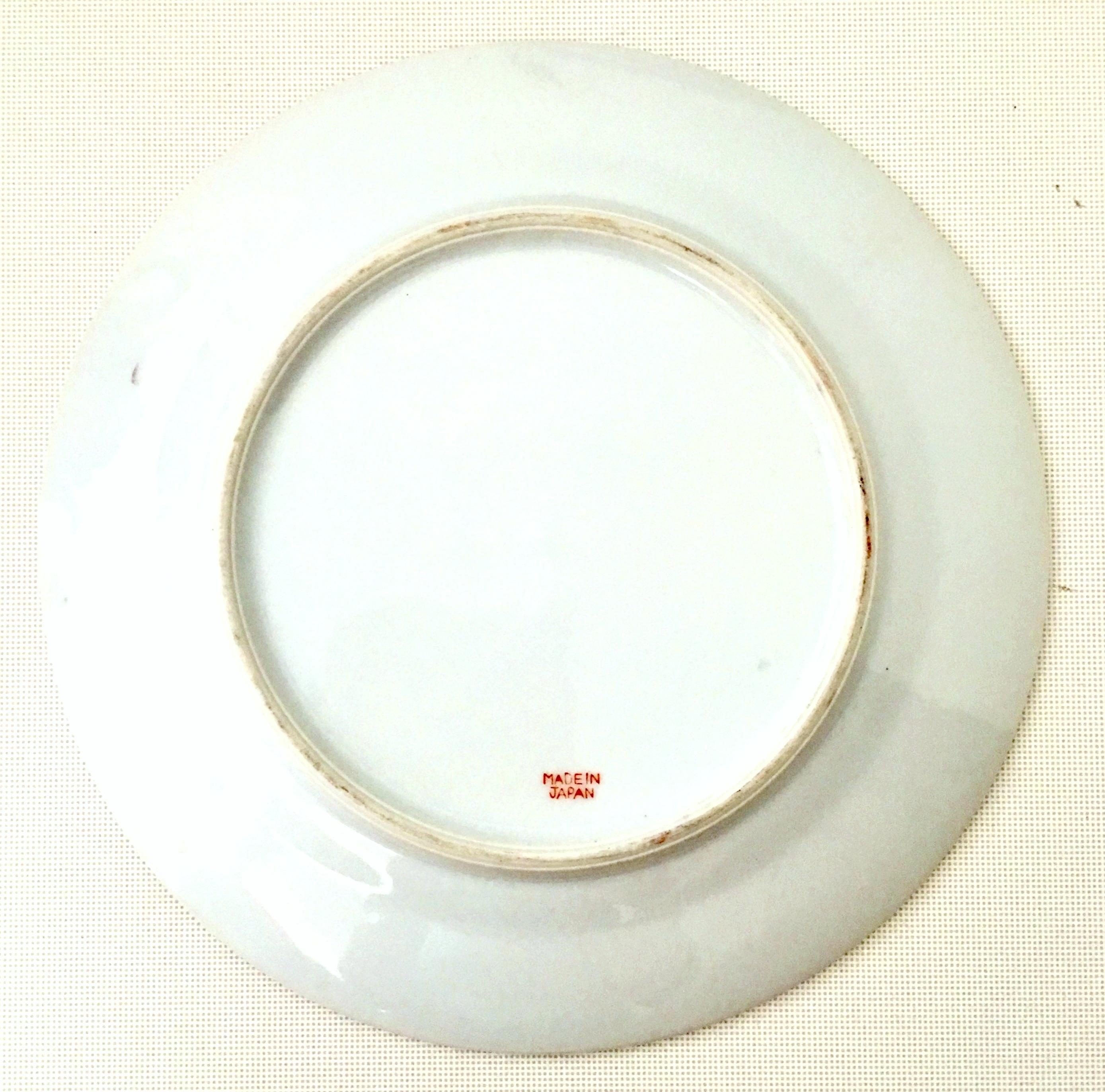 Antique Japanese Porcelain Hand-Painted Moriage Coffee/Tea, S/10 13