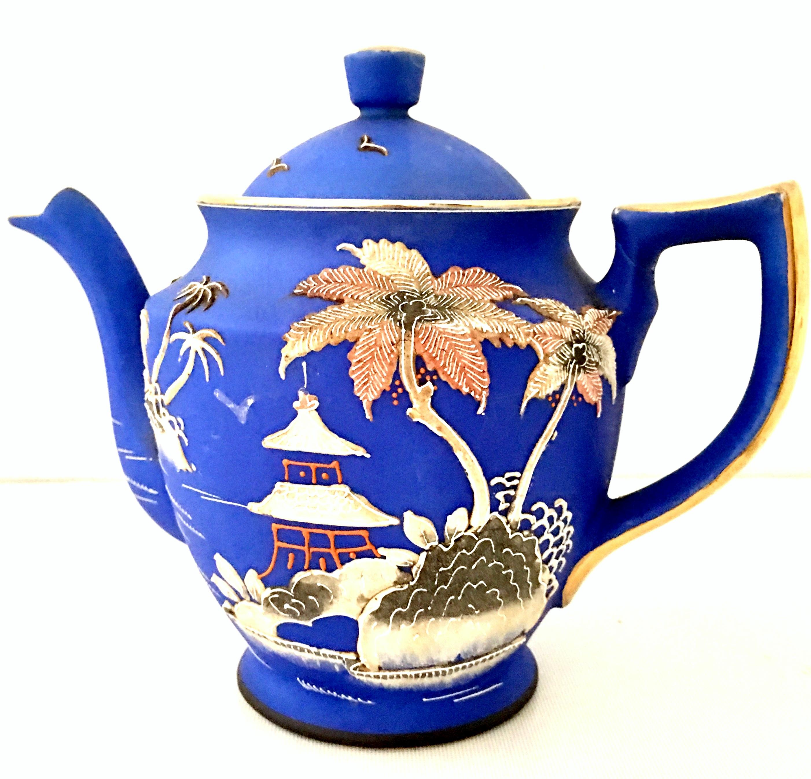 Antique Japanese Porcelain Hand-Painted Moriage Coffee/Tea, S/10 4