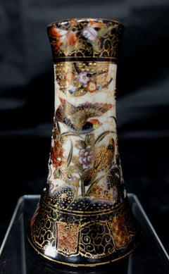 Antique Japanese Porcelain Hat Pin Holder, Ric.00038