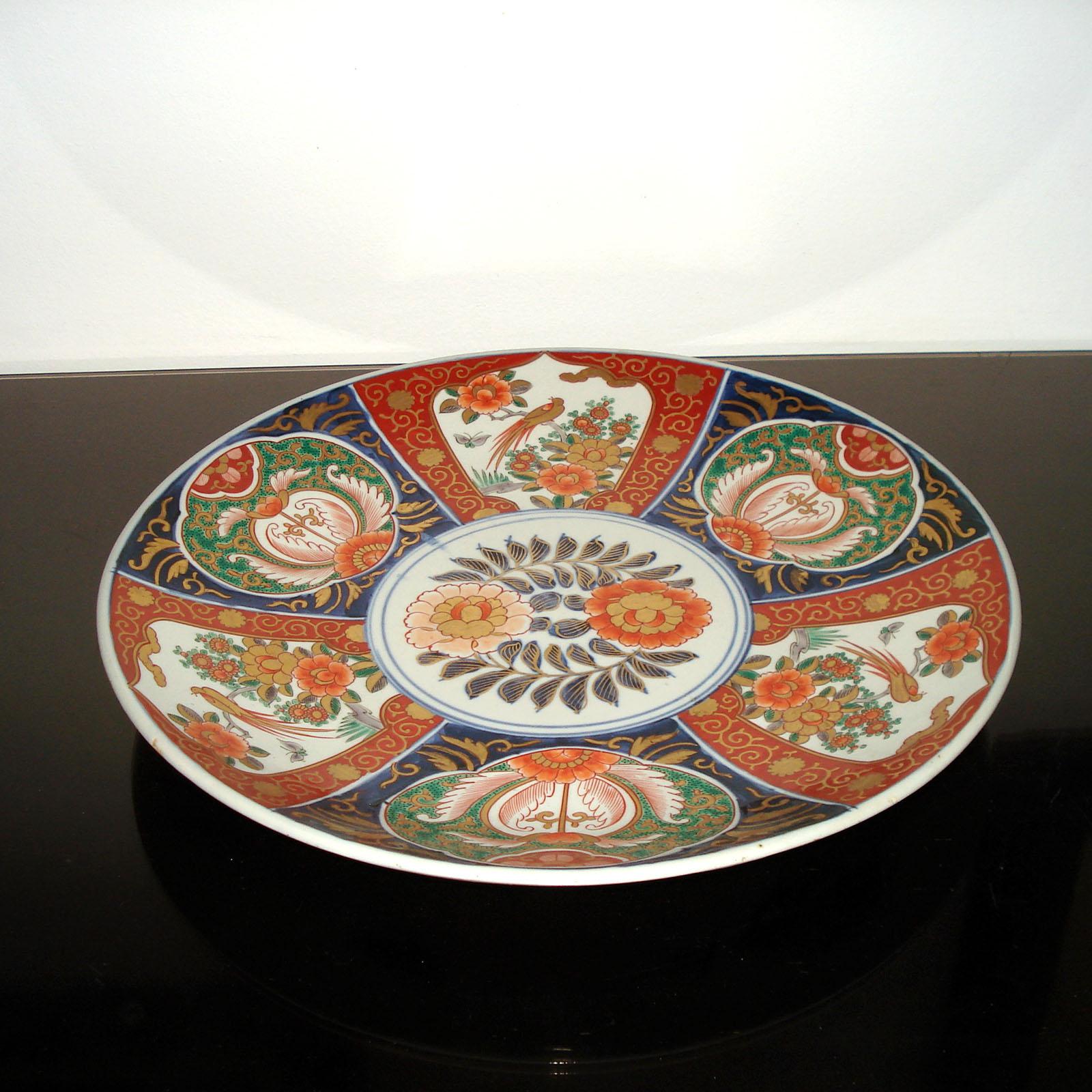 Antique Japanese Porcelain Imari Plate 5