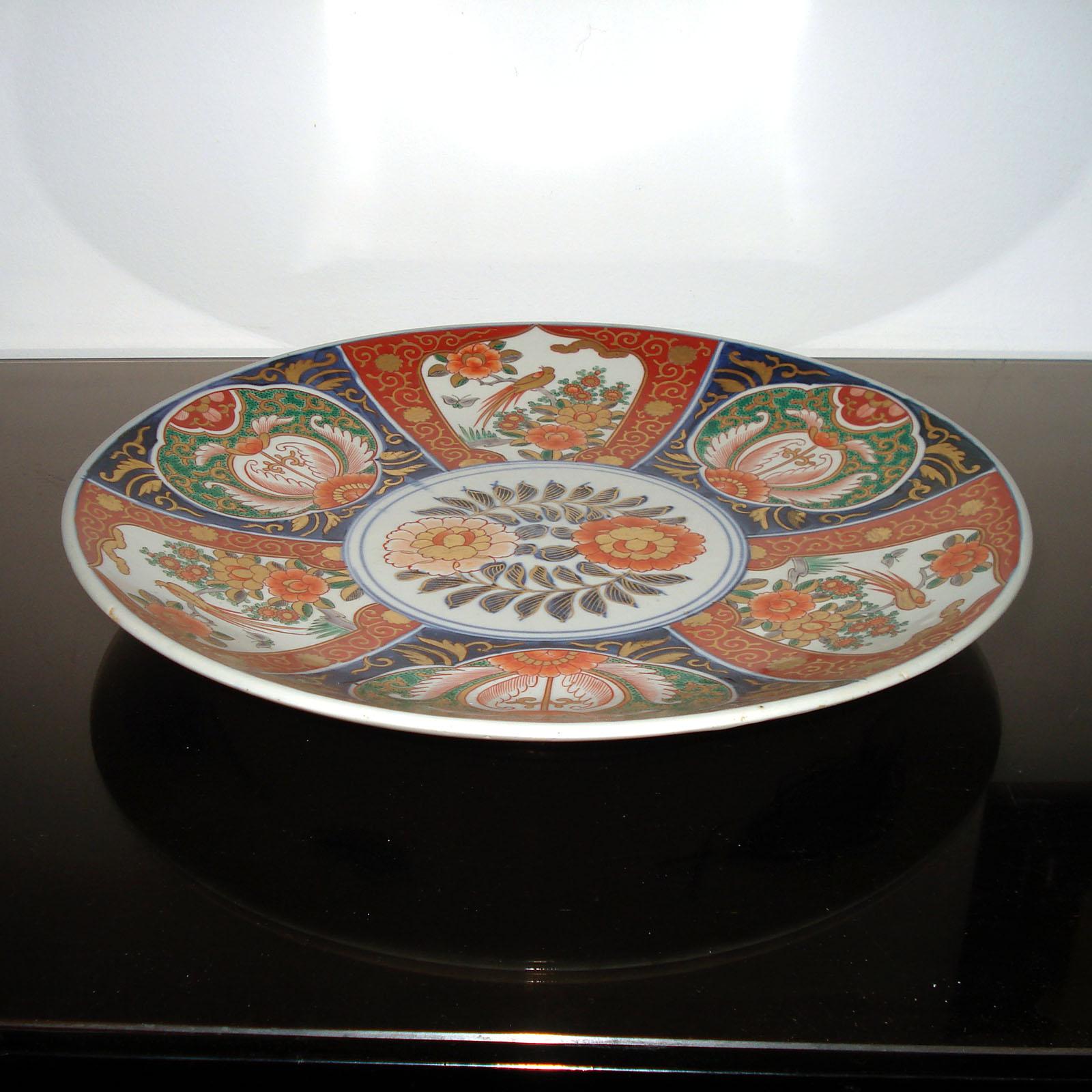 Antique Japanese Porcelain Imari Plate 6