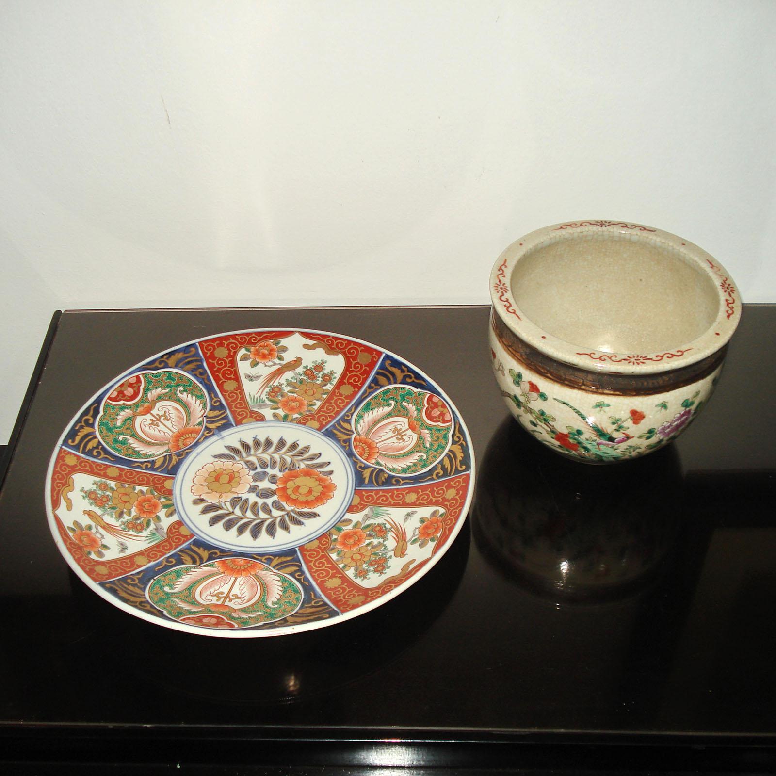 Meiji Antique Japanese Porcelain Imari Plate